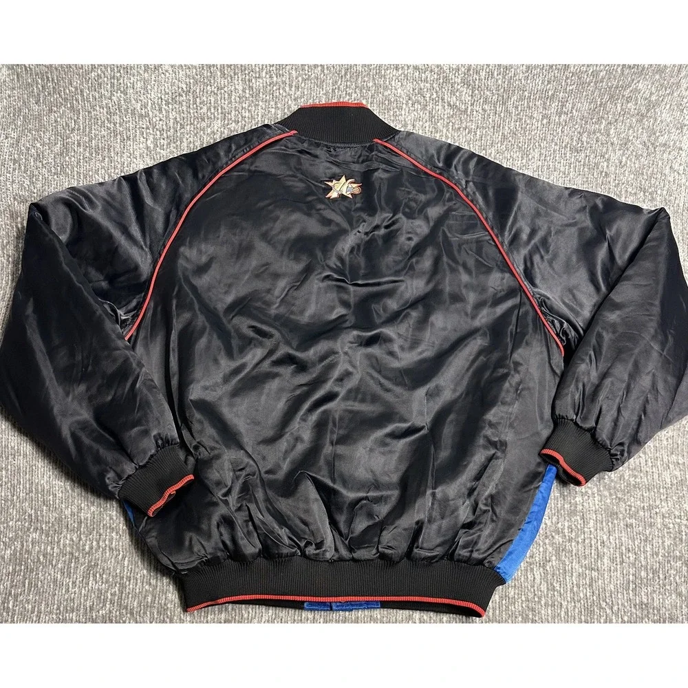 Vintage Nike Philadelphia 76ers Bomber Jacket Men XL NBA Iverson Era Rare Sixers